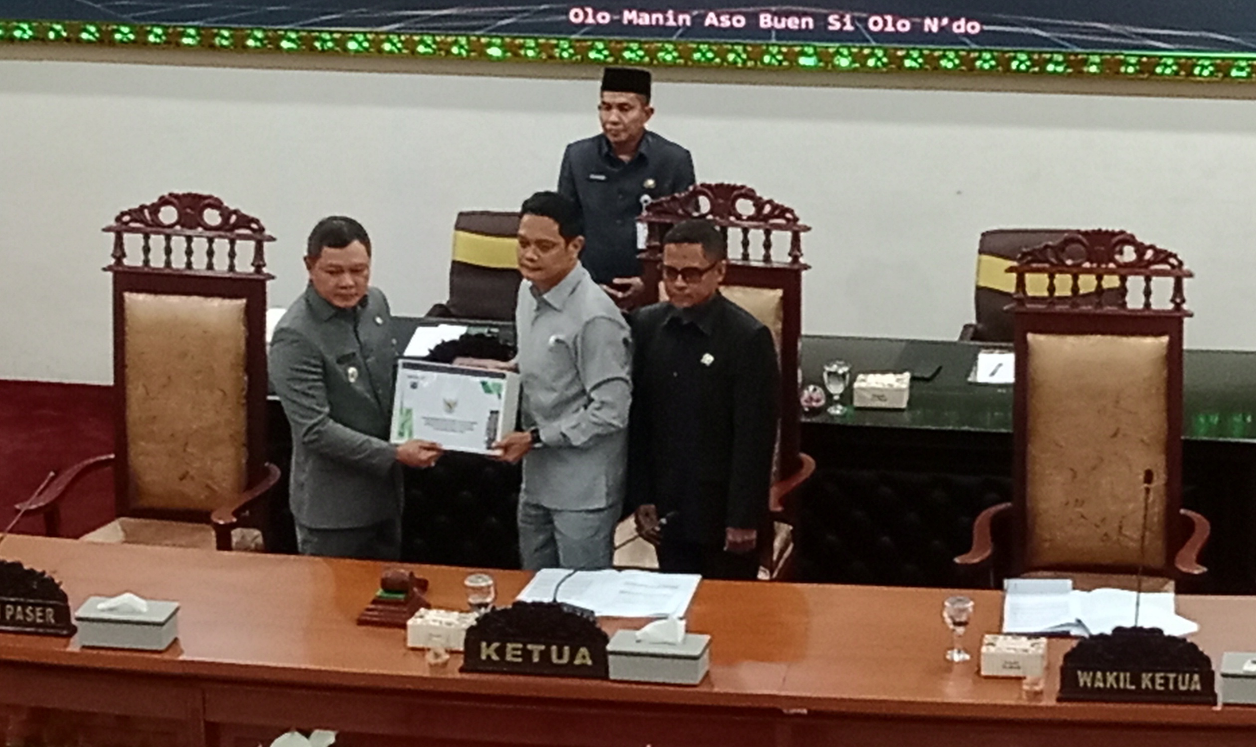 DPRD Paser Terima  Nota Keuangan Raperda APBD  2025