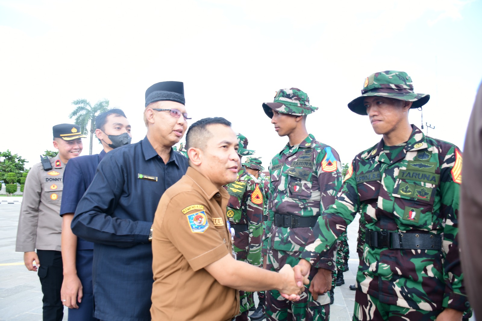 Sekwan Hadiri Penyambutan Kedatangan  Latsitarda