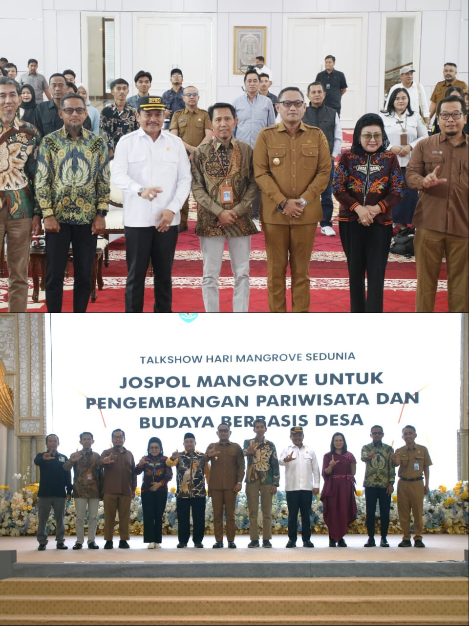 Zulkifli Hadiri Talkshow Hari mangrove Se Dunia di Pendopo Lamin Etam