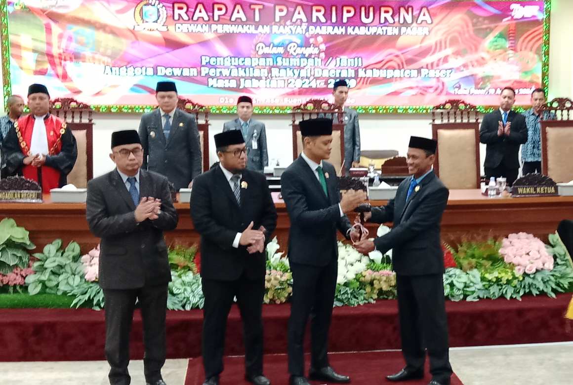 Hendra Wahyudi Ketua Sementara & Ihwan Antasari Wakil Ketua Sementara  DPRD Paser